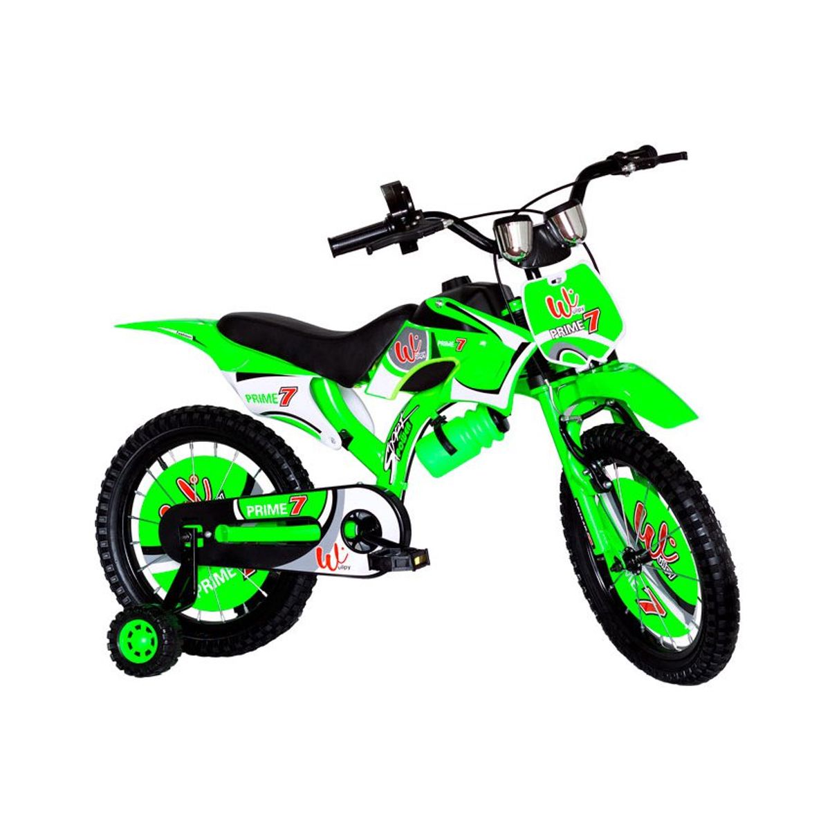 WUILPY BIKE - Bicicleta para niños rin 16 Wuilpy Bicimoto Verde