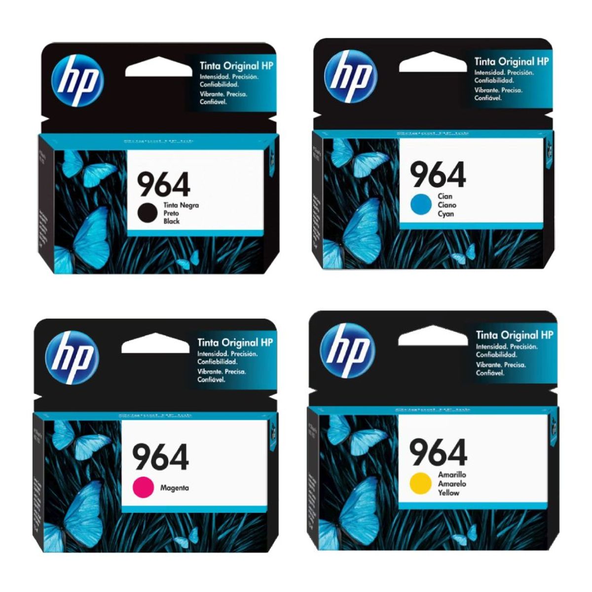 HP - Combo Cartucho de Tinta HP 964 Negra y 964 Colores Original