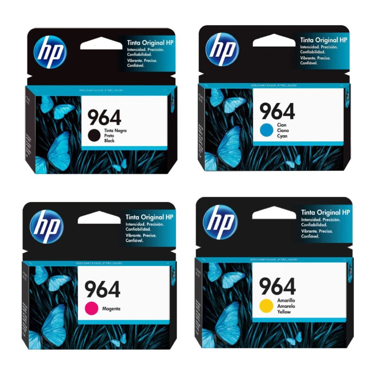HP - Combo Cartucho de Tinta HP 964 Negra y 964 Colores Original