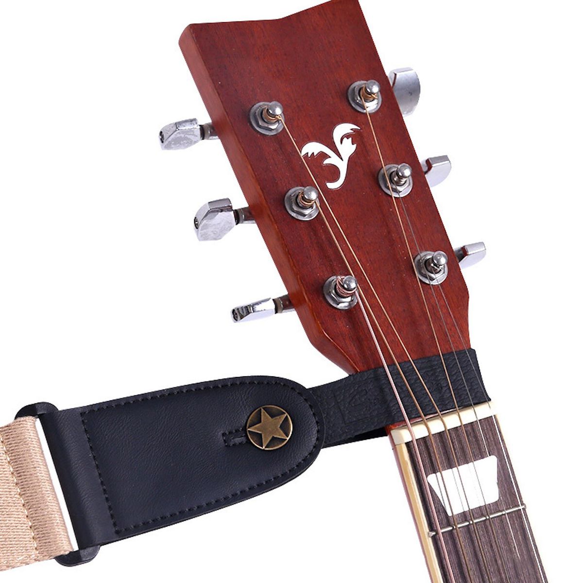 UBMD - Correa Soporte Clavijero Guitarra Boton Bloqueo 436.