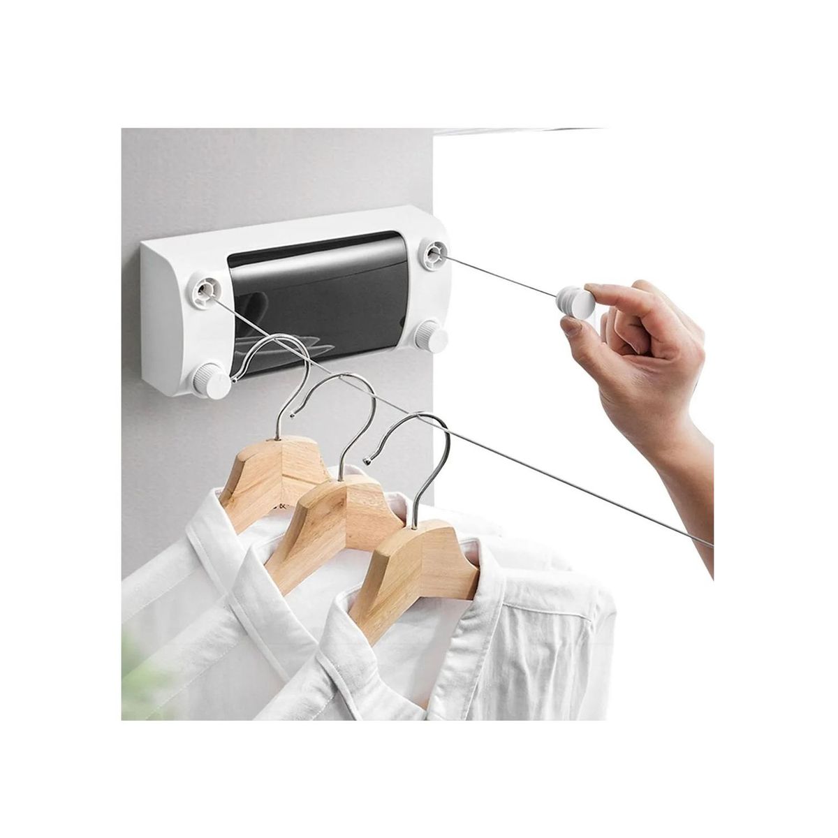 ONE PIXEL - Tendedero De Ropa Cuerda En Acero Doble Linea