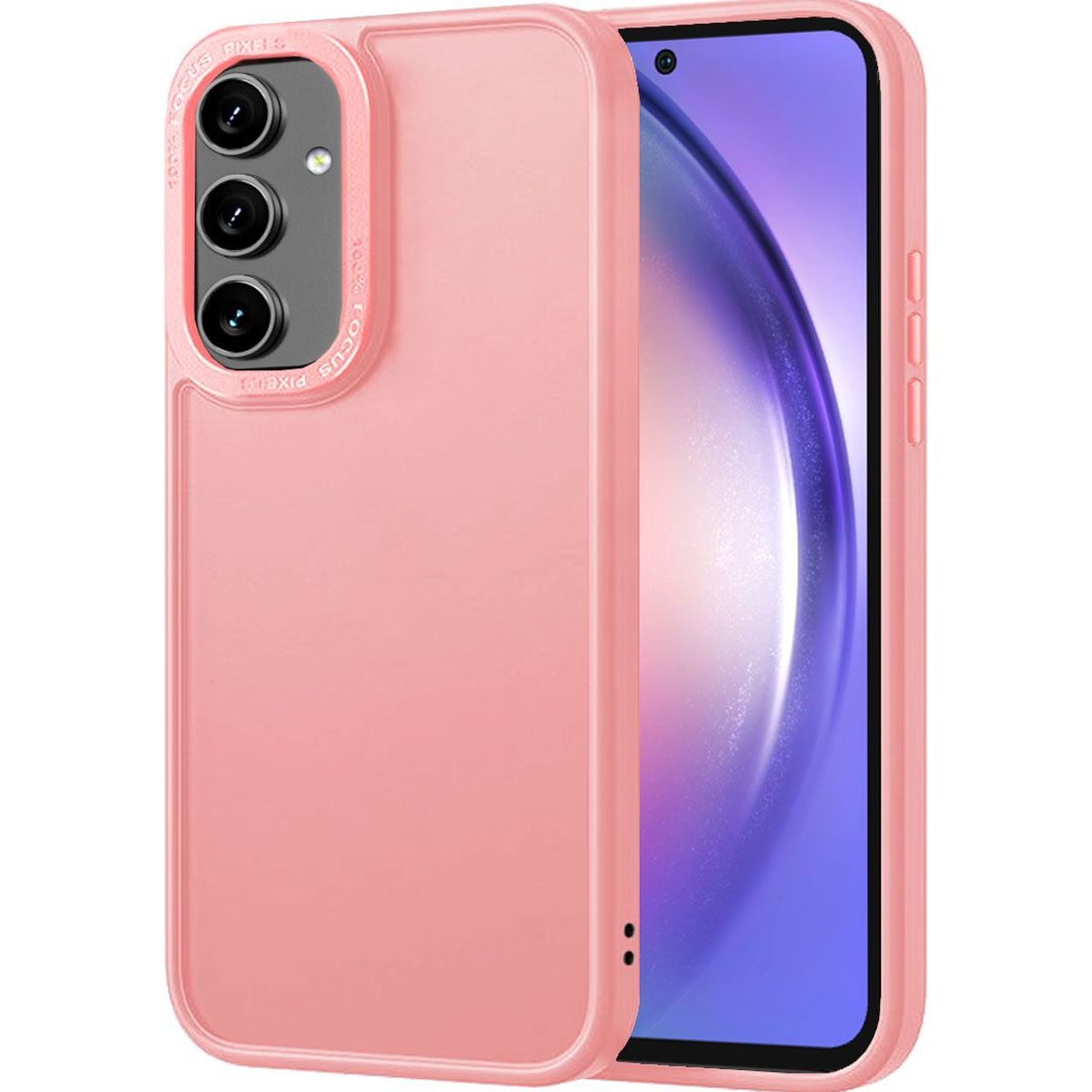 GENERICO - Estuche Focus Protección Completa Compatible con Samsung A34 5G Rosado