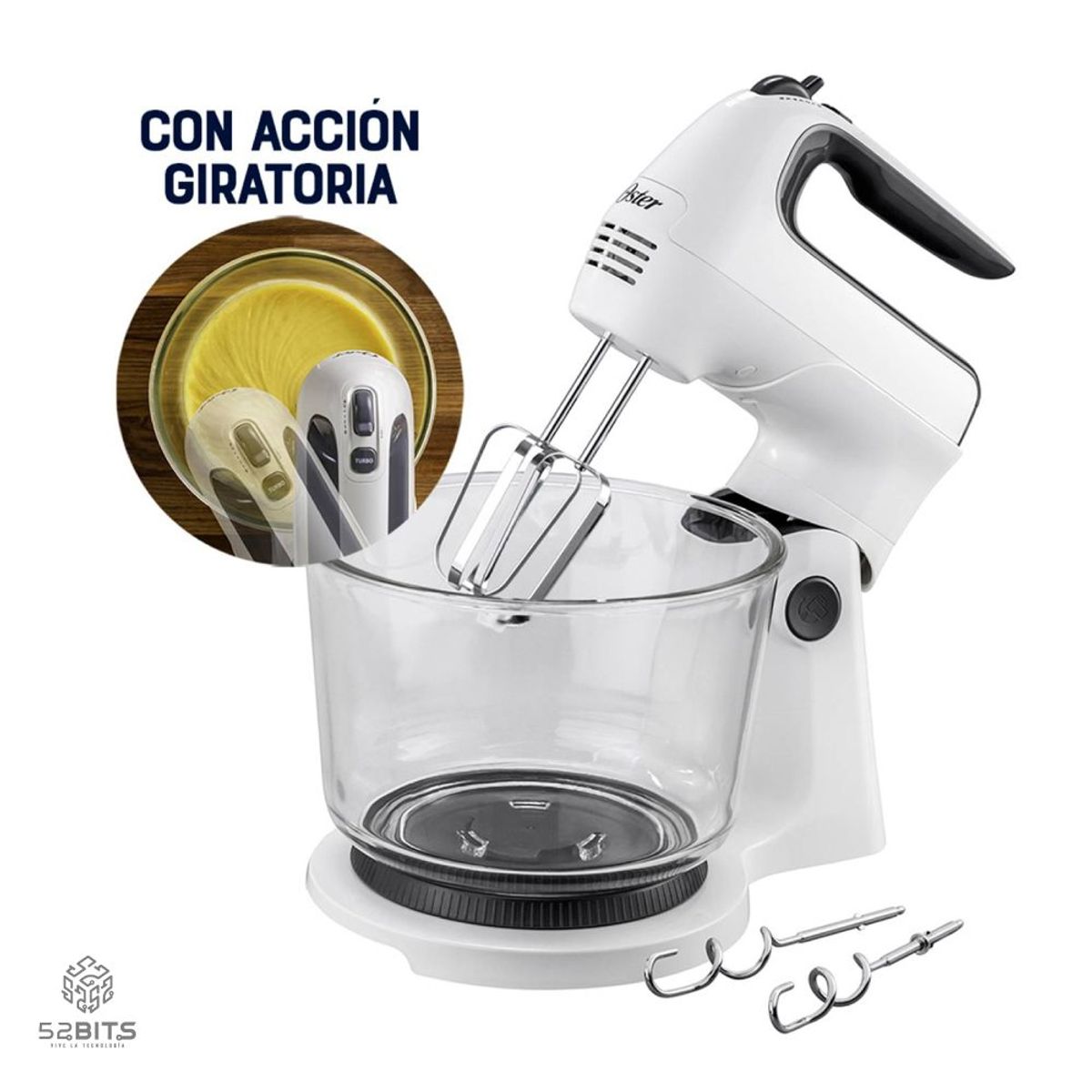 OSTER - Batidora De Pedestal Oster Con Tazón de Vidrio