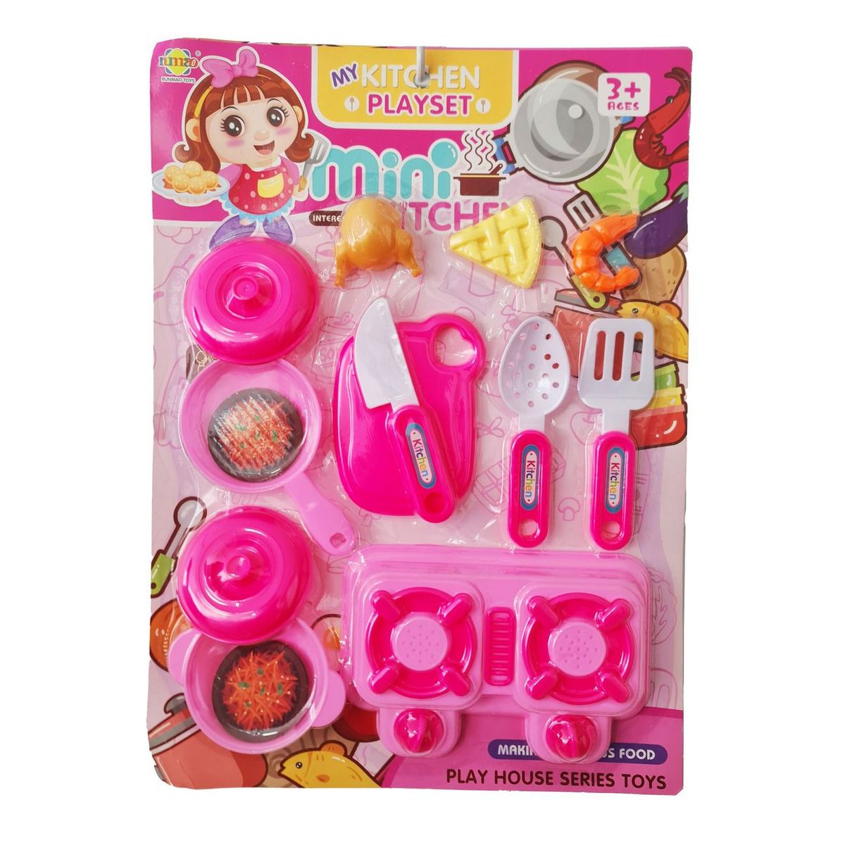 DAYOSHOP - Cocina Muñecas Sartenes Utensilios Juguete Niñas