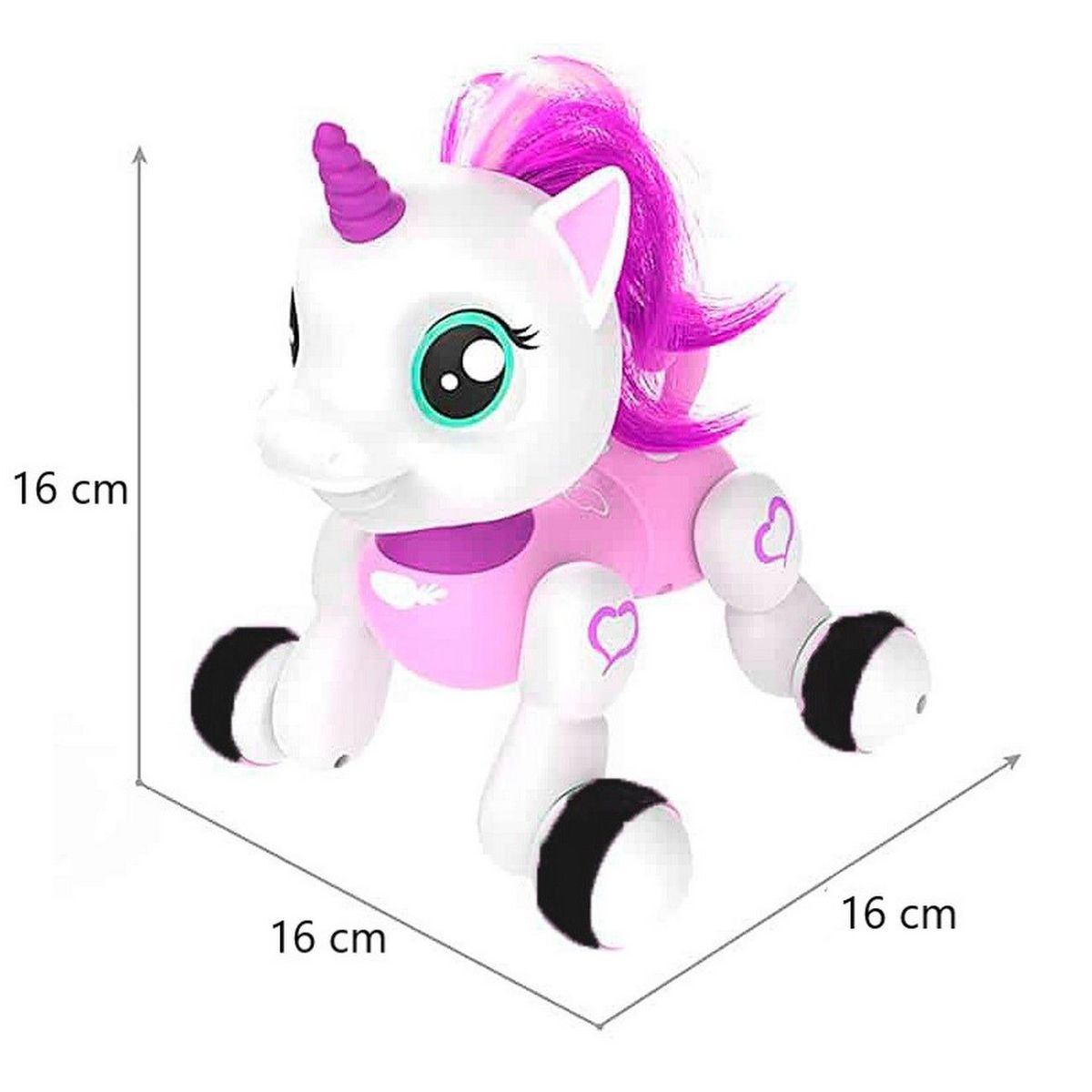 DAYOSHOP - Unicornio Pony Robot Control Remoto Sonidos Y Movimiento