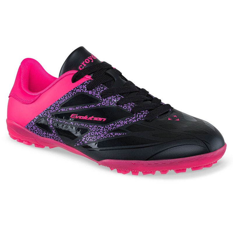 CROYDON - Guayos Sintética Azey Negro-Fucsia para Hombre Croydon