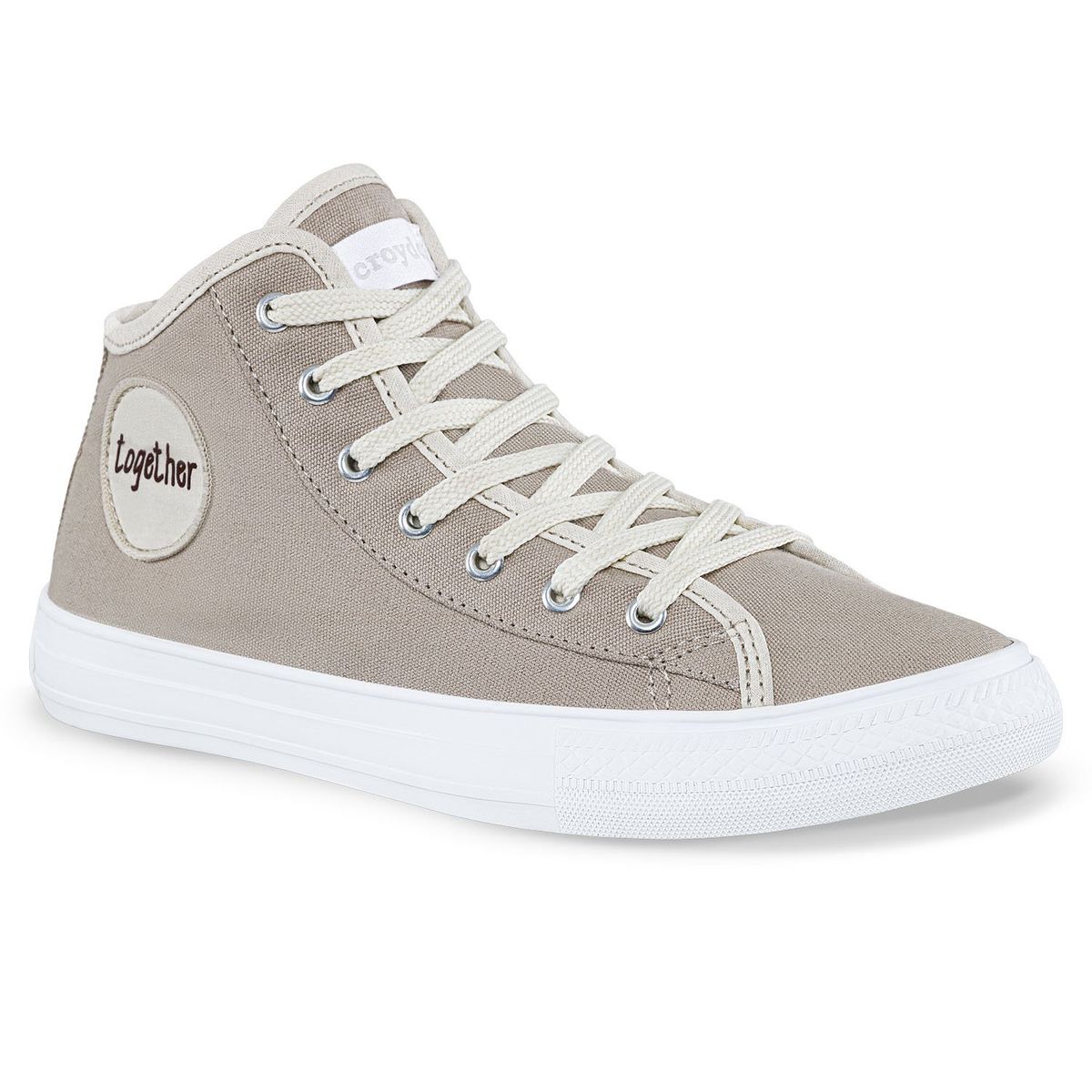 CROYDON - Botines Dorete Alto Beige Croydon para Mujer