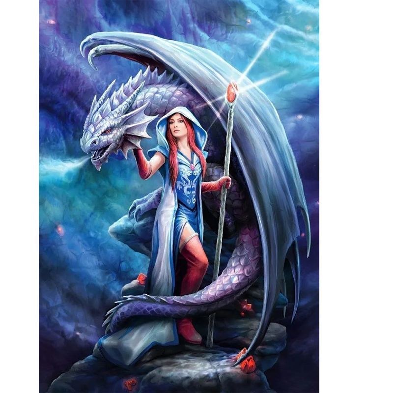 CLEMENTONI - Rompecabezas Clementoni Anne Stokes La Maga Dragón 39525