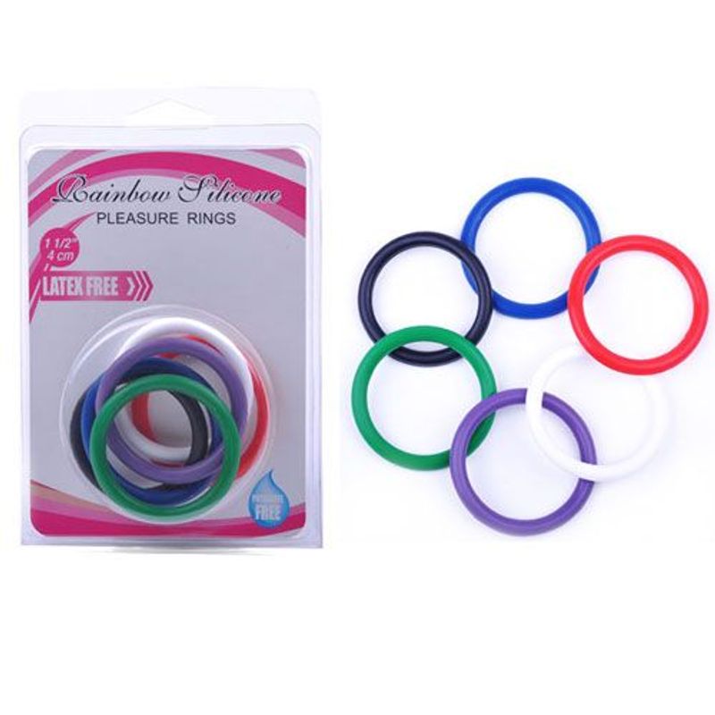 LUST - Kit 5 Anillos Retardantes Silicona.