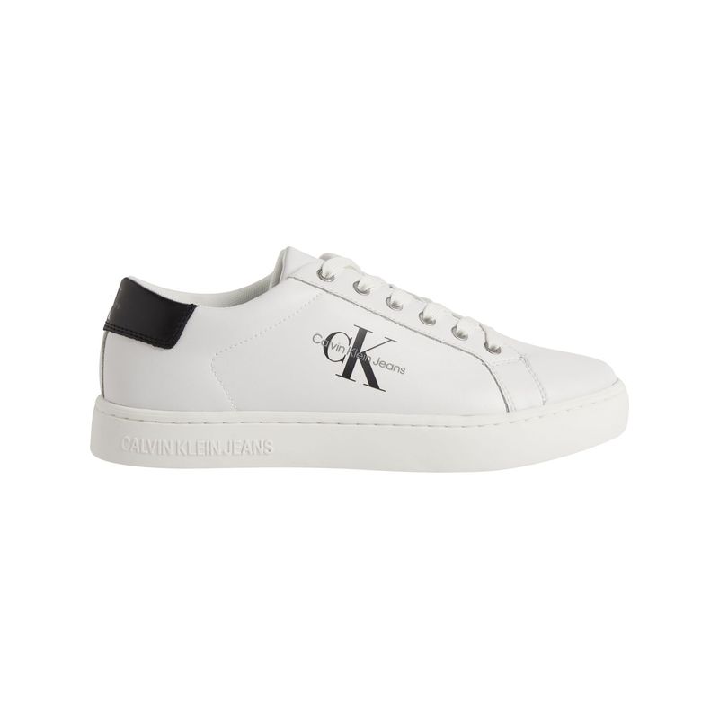 CALVIN KLEIN - Tenis De Cuero Hombre Blanco Calvin Klein