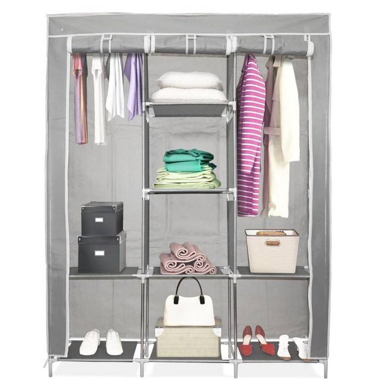 ONE PIXEL - Closet Armario Doble Desarmable Portatil Con Forro