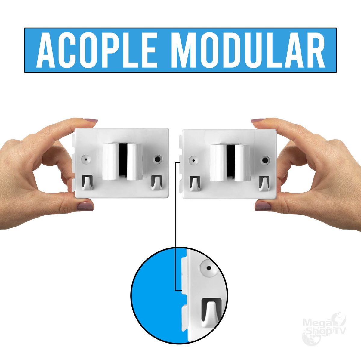 ENERGY PLUS - Organizador de escobas traperos Porta escobas y colgador X6