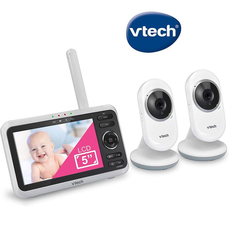 VTECH - Monitor Camara Bebe Vtech Doble Camara Pantalla 5