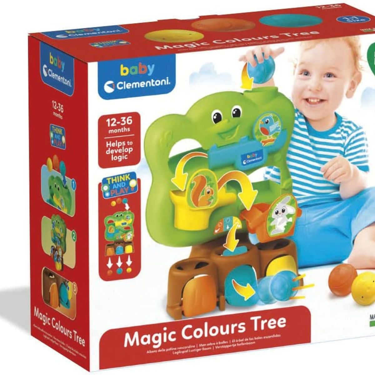 CLEMENTONI - Juego Interactivo Árbol Aprendiendo Los Colores Laberintos