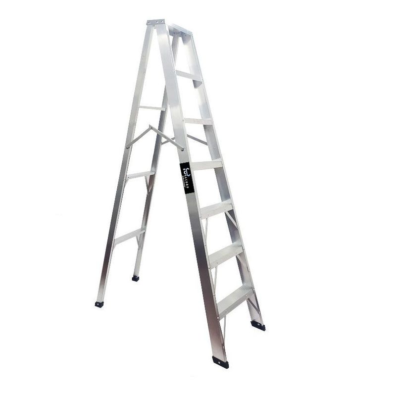 BULLDOG - ESCALERA TIJERA DE ALUMINIO 7 PASOS TIPO 1i BULLCORP DE COLOMBIA.