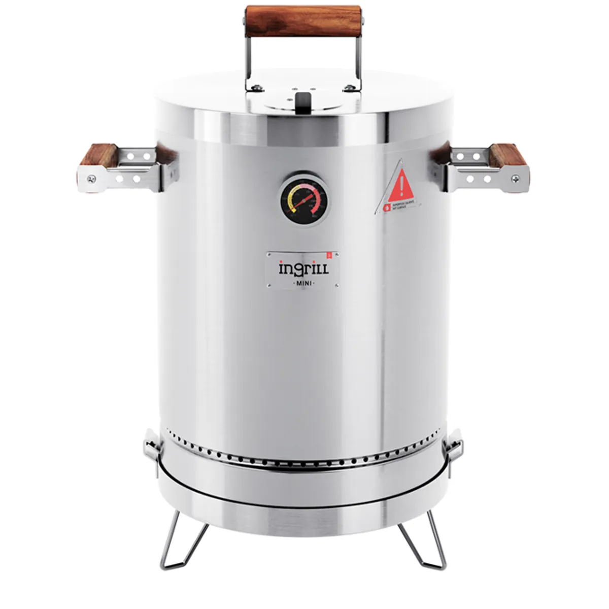 IN GRILL - AHUMADOR Y ASADOR DEL BARRIL MINI BASIK 6 A 8 LIBRAS DE CAPACIDAD - INGRILL