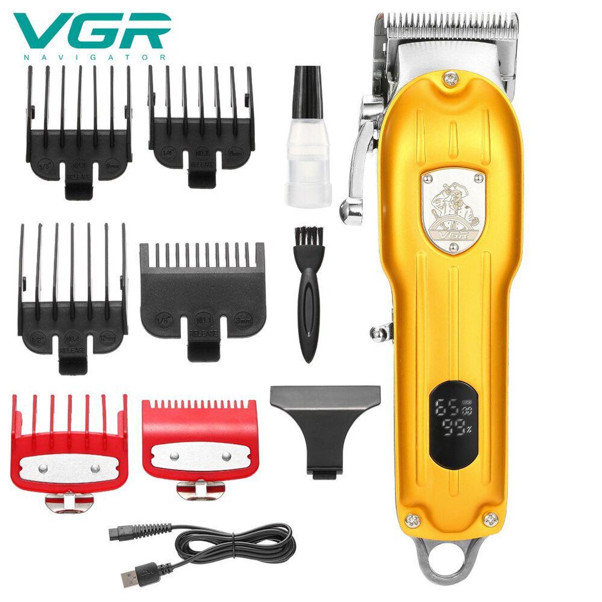 VGR - Maquina de Motilar VGR V290 Peluquear inalámbrico recargable.---