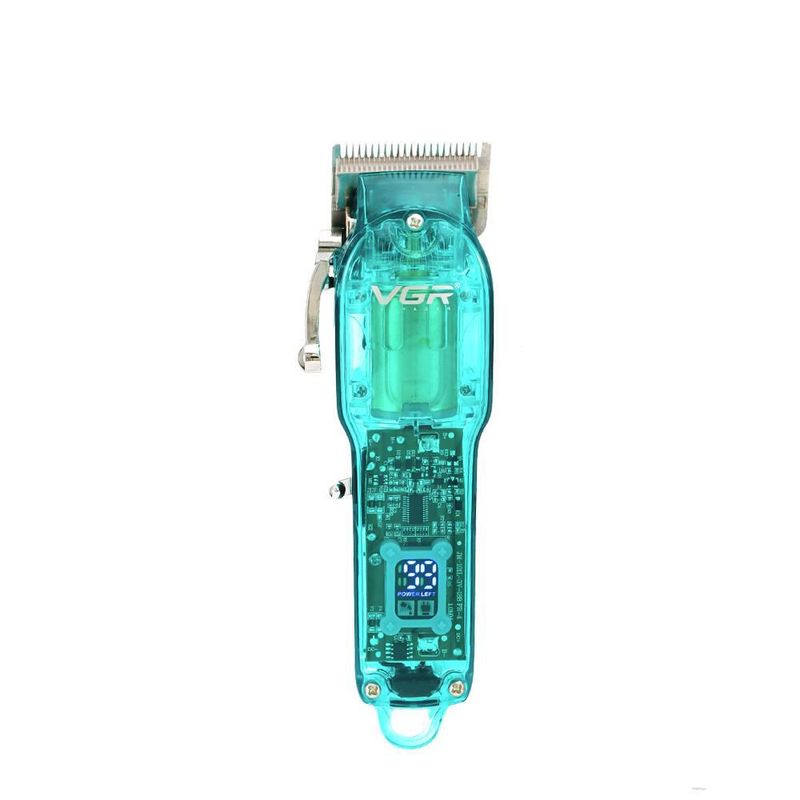 VGR - Peluquera Profesional Vgr 660 Transparente Verde, Led