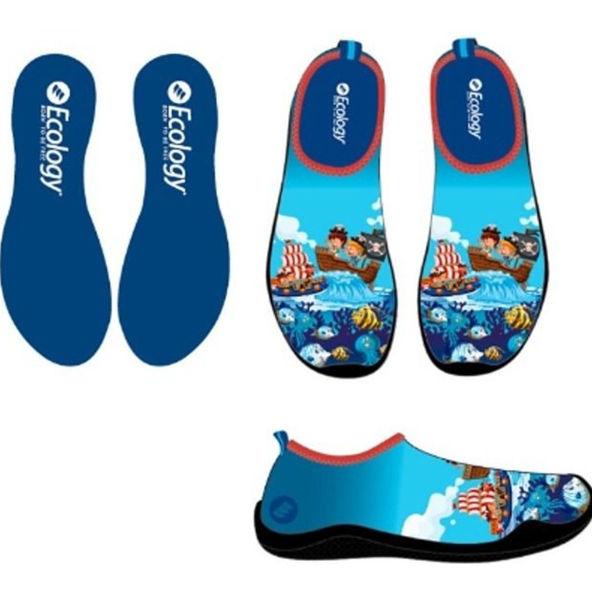 ECOLOGY - Zapatos Acuáticos Niño Chanclas Playa Piscina Rio Agua