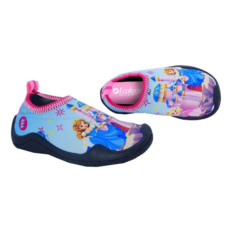 ECOLOGY - Zapatos Acuáticos Niña Ecology Princesa Chanclas Playa Piscina