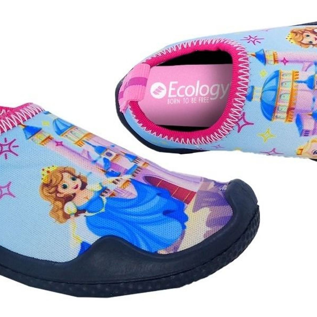 ECOLOGY - Zapatos Acuáticos Niña Ecology Princesa Chanclas Playa Piscina