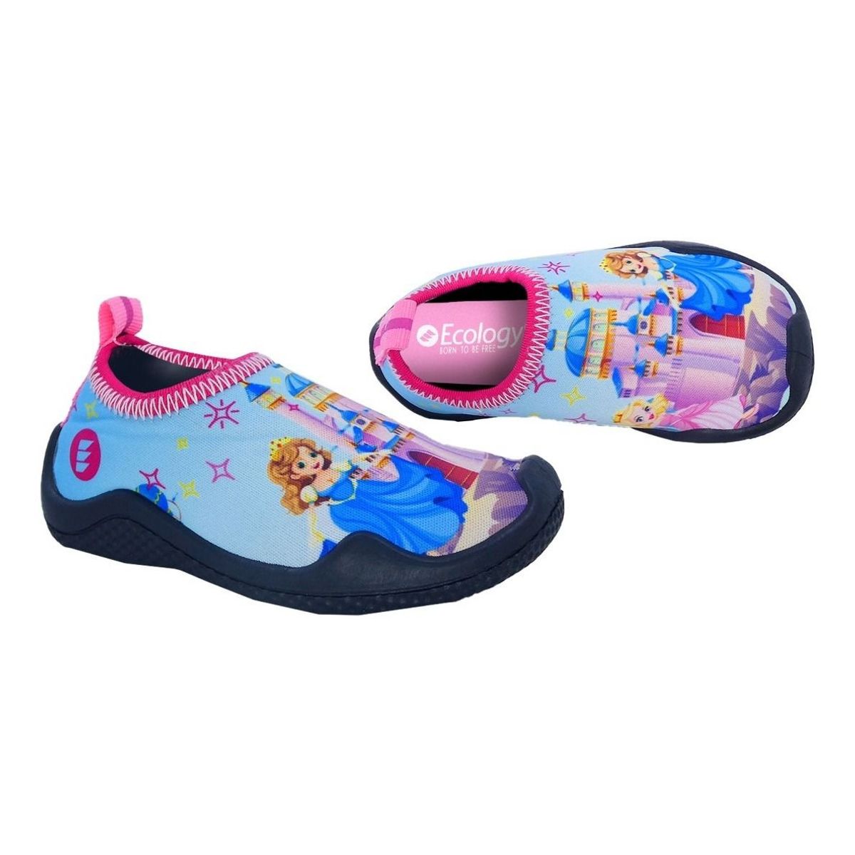 ECOLOGY - Zapatos Acuáticos Niña Ecology Princesa Chanclas Playa Piscina