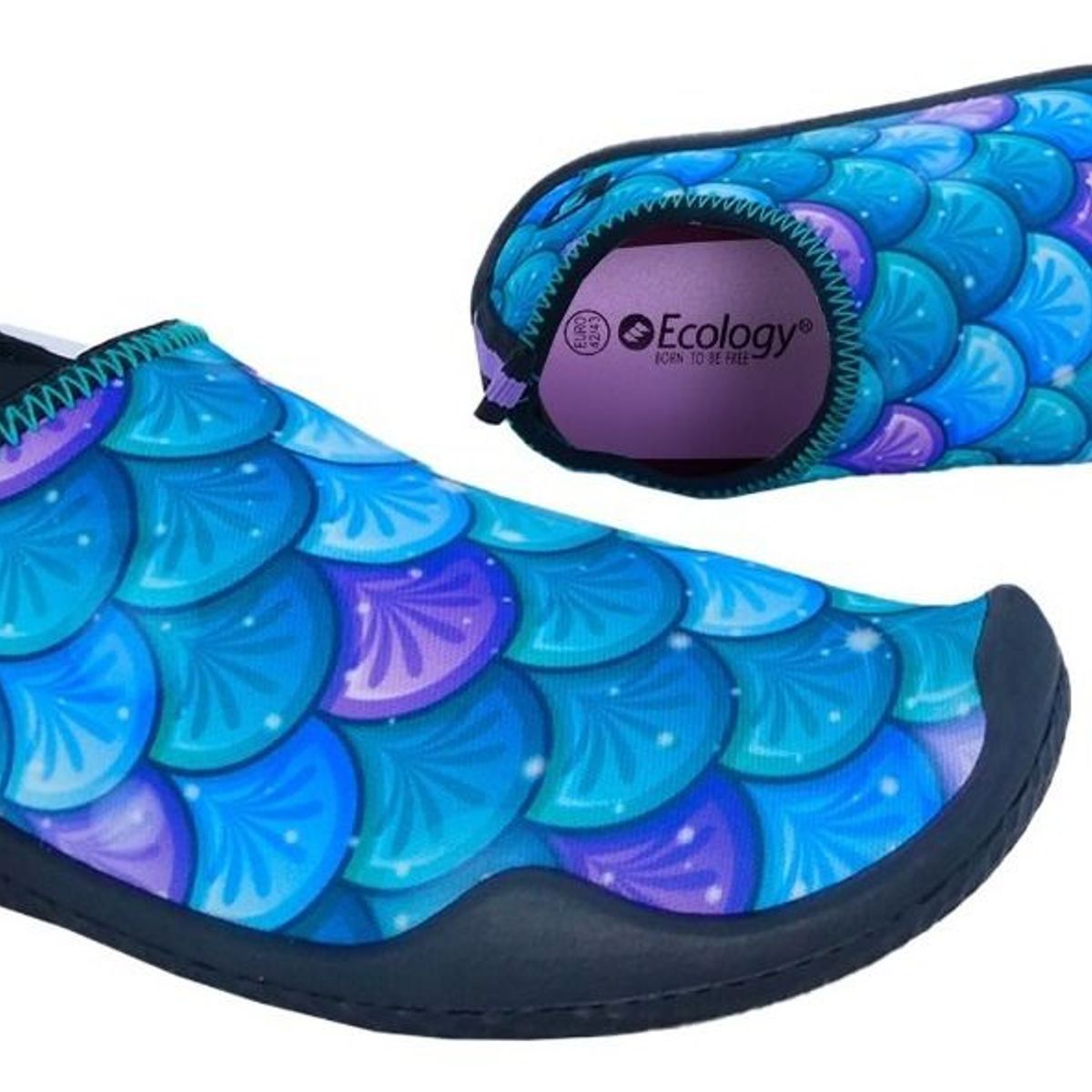 ECOLOGY - Zapatos Acuáticos Niña Ecology Sirena Playa Piscina
