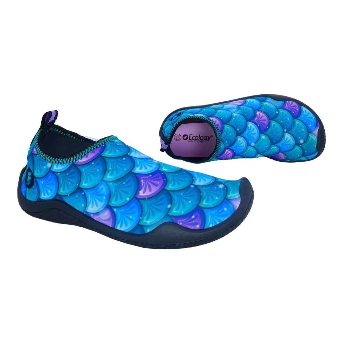 ECOLOGY - Zapatos Acuáticos Niña Ecology Sirena Playa Piscina