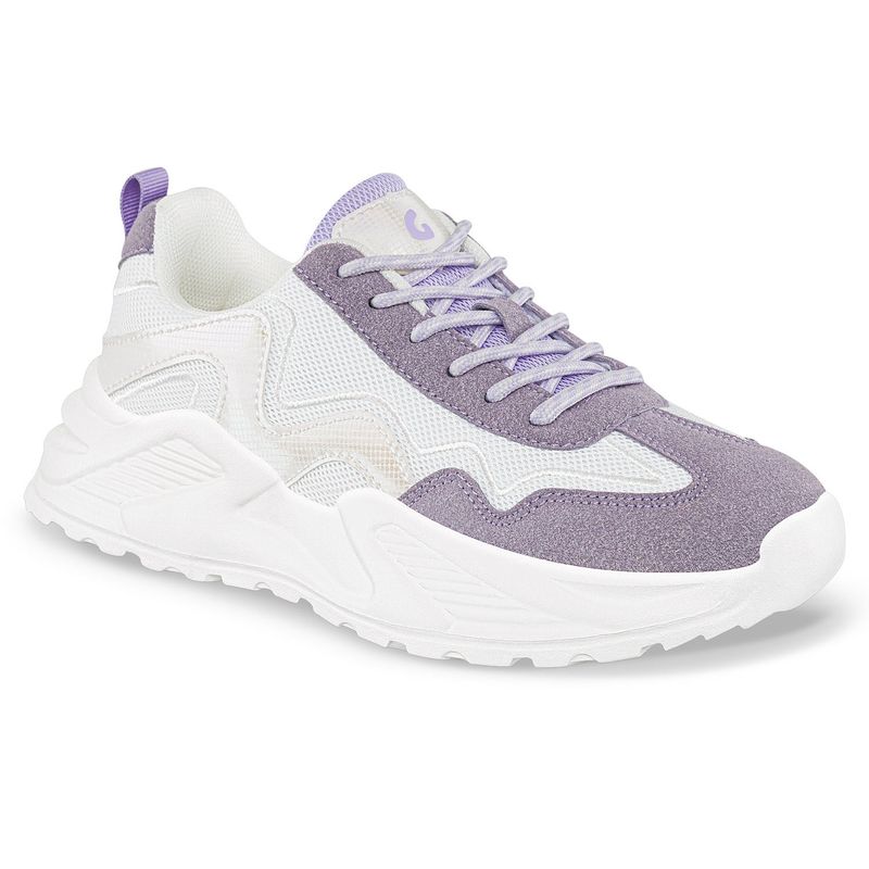 LOS GOMOSOS - Tenis Urbanos Itzo Blanco-Mora para Niña Los Gomosos
