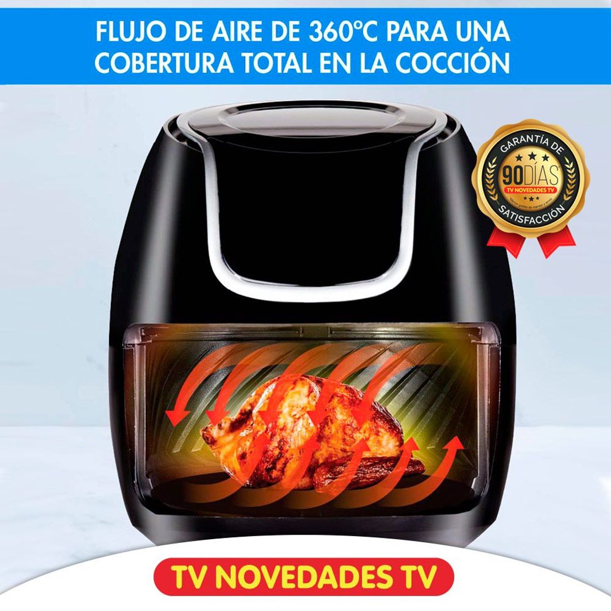 TV NOVEDADES - Horno Y Freidora Power Xl Vortex 5qt