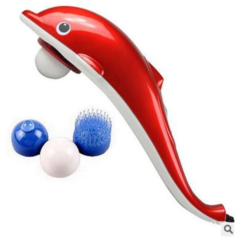 GENERICO - Masajeador Electrico Corporal Tipo Delfin 3 Copas