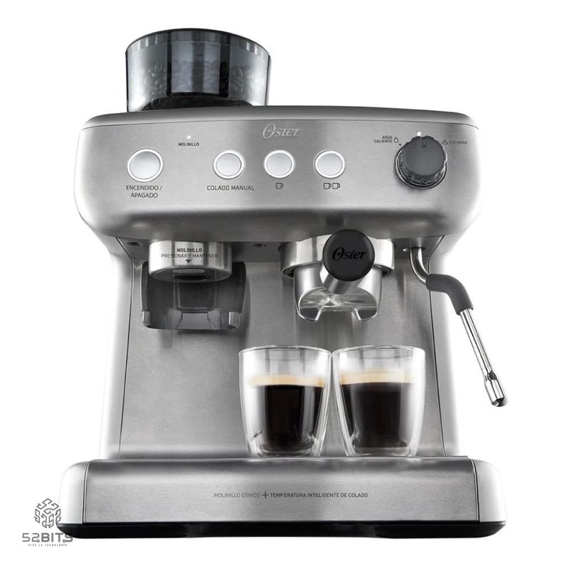 OSTER - Cafetera Espresso Oster Perfect Brew Con Molino integrado