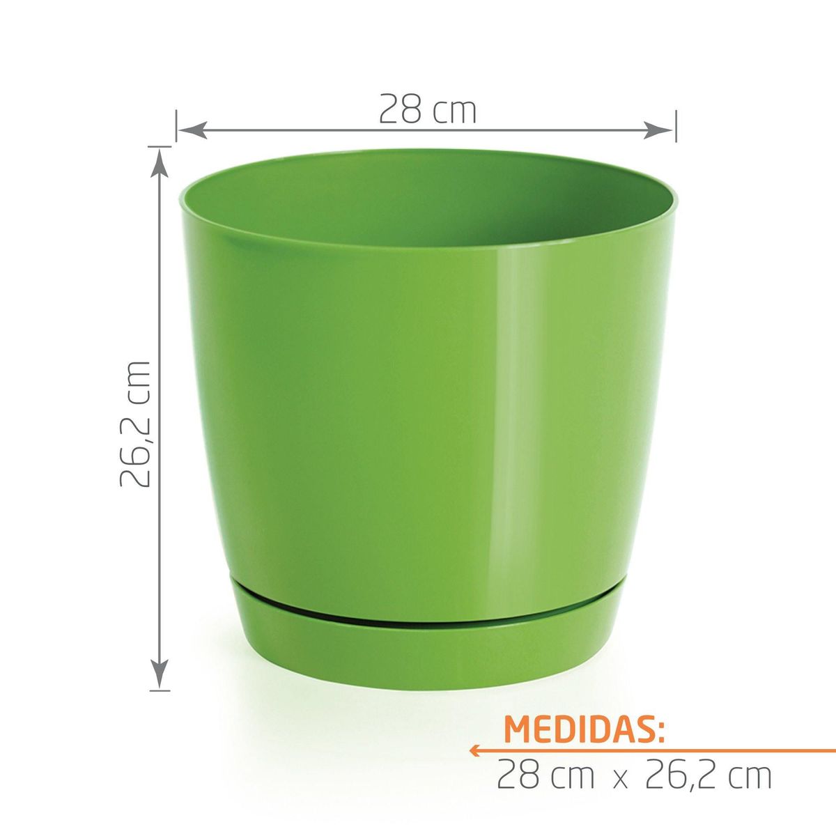 TUMATERA - Matera Coubi Round 28 cm Verde Oliva