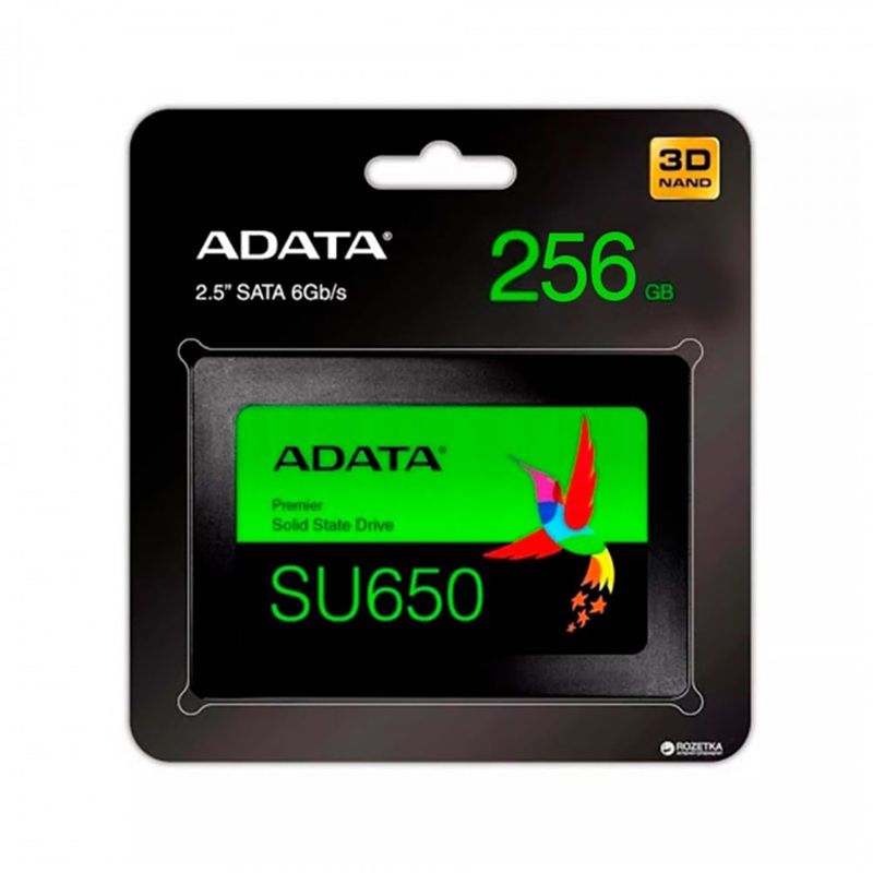 ADATA - Disco Solido Ssd Adata 256gb Su650 520/450mbps 3d Nand 2.5