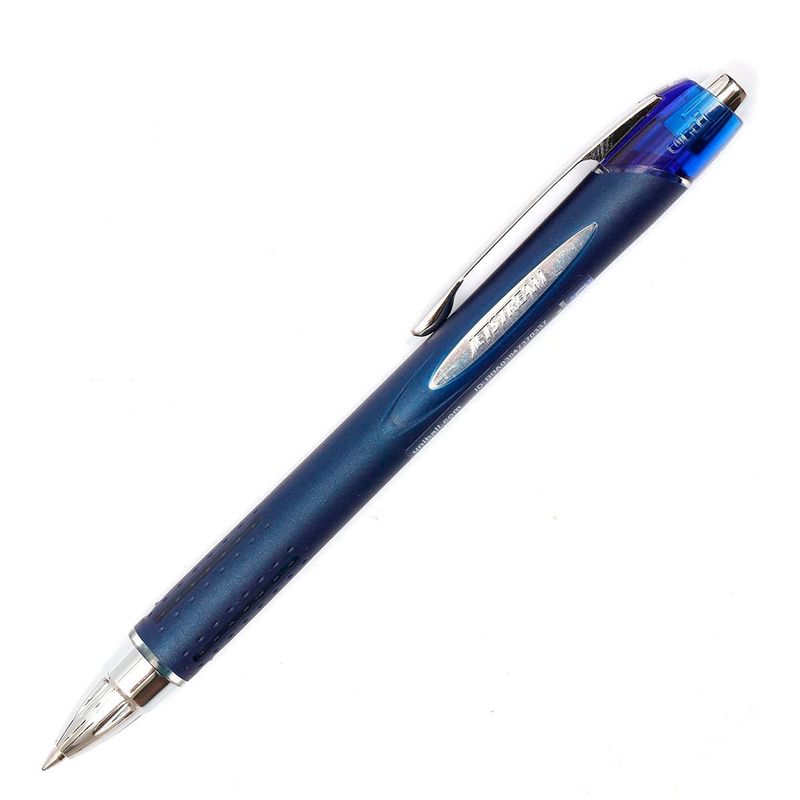 MITSUBISHI - Bolígrafo Uniball Roller jetstream Retractil 0.7 Azul X 6