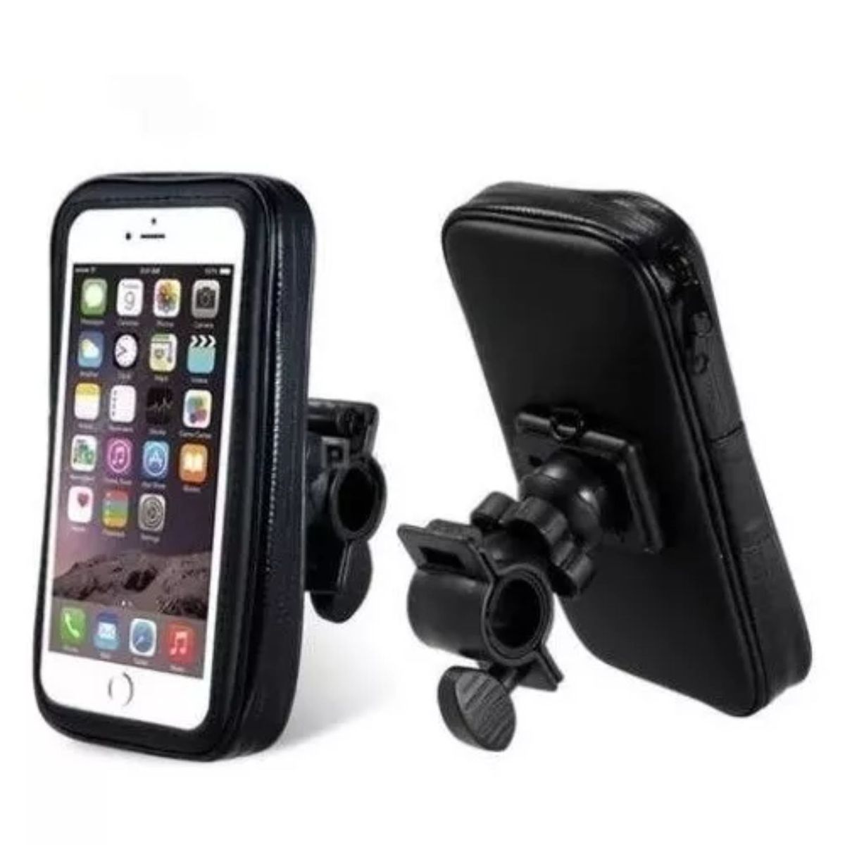 GENERICO - Soporte Estuche De Celular Para Moto Bici Impermeable 360°