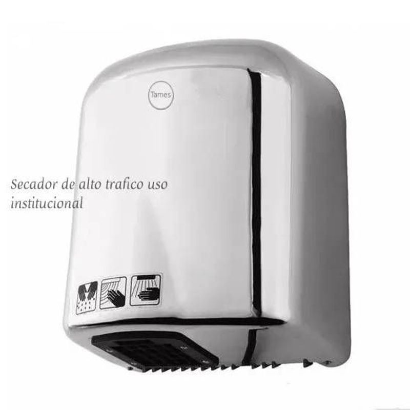 GENERICO - Secador Manos Automatico Institucional Acero ,1650w 110 V