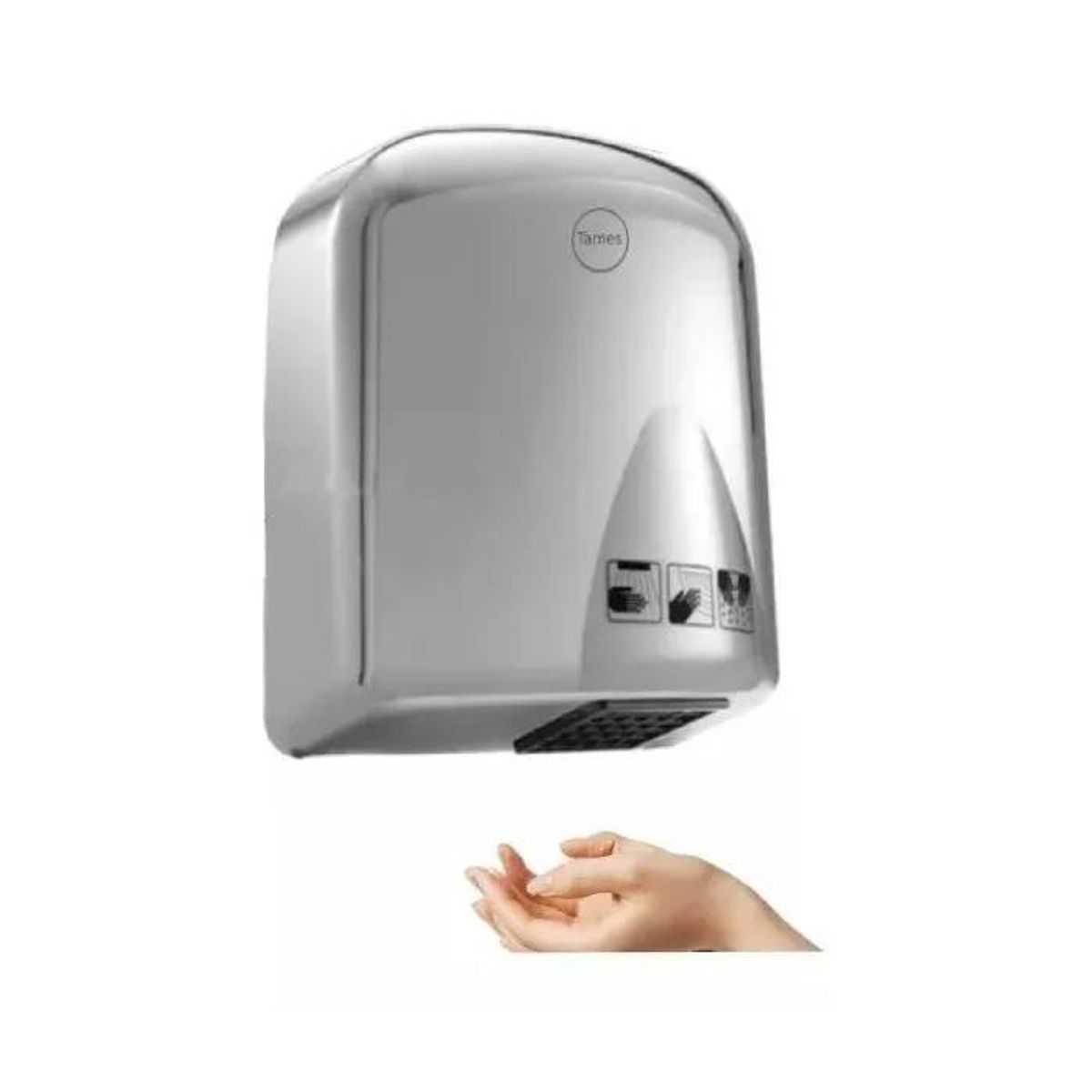 GENERICO - Secador Manos Automatico Institucional Acero ,1650w 110 V