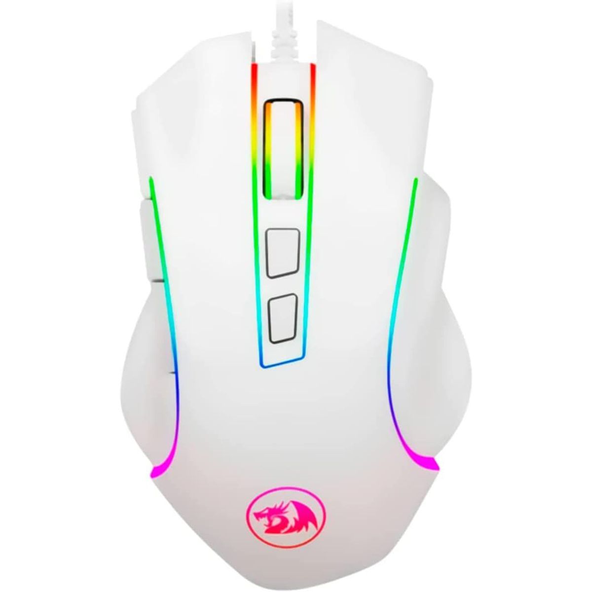REDRAGON - Mouse Gamer Redragon M607w Griffin Blanco