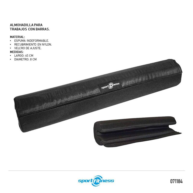 SPORT FITNESS - Almohadilla Protectora Hombro Trabajo Barras