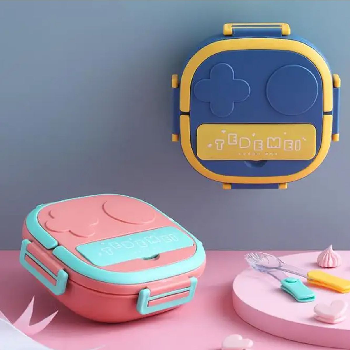 ENFANT'ASY - Lonchera Térmica Inox Hermética Rosada