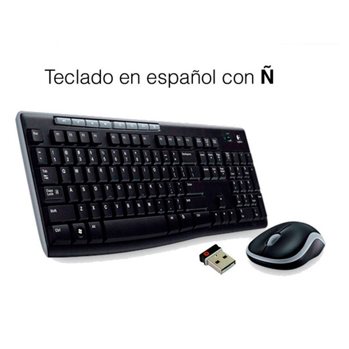 LOGITECH - Combo Logitech Mk270 Mouse Y Teclado Inalambrico