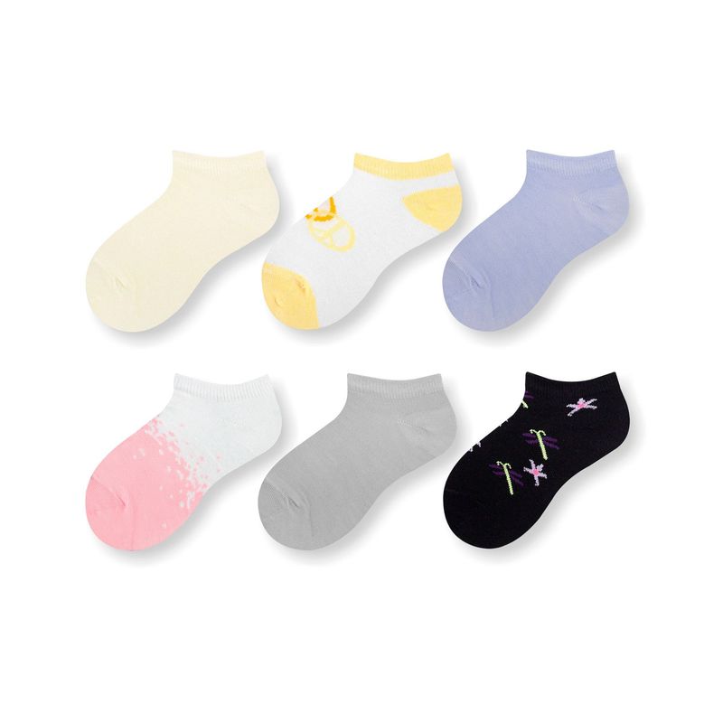 MR HAPPY - Media Calcetin Talonera Lisa Mrhappy Niña Pack x 6 Pares