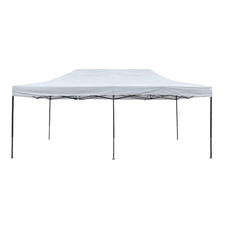 JARDIMANIA - Toldo Carpa Plegable Reforzado 3x6 Impermeable Eventos - Blanco-