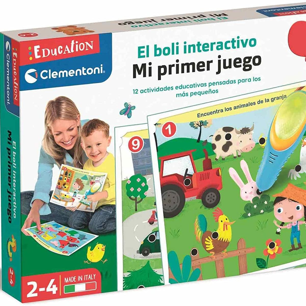 CLEMENTONI - Juego Interactivo Niño Lápiz Mágico Didáctico Lugares Niñas
