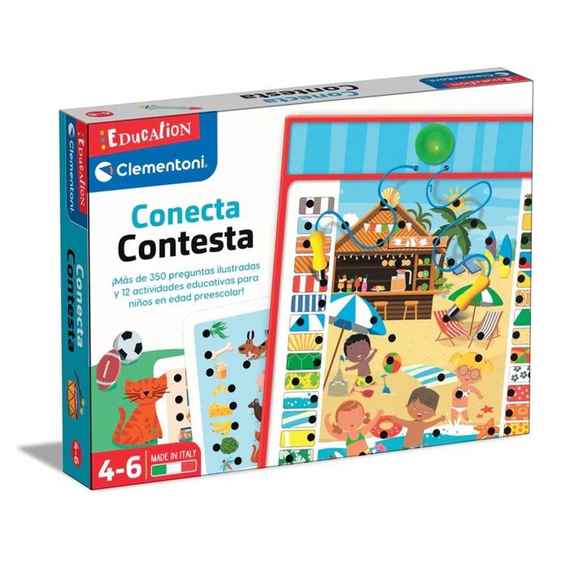 CLEMENTONI - Juego Interactivo Lápiz Mágico Didáctico Vocabulario Español