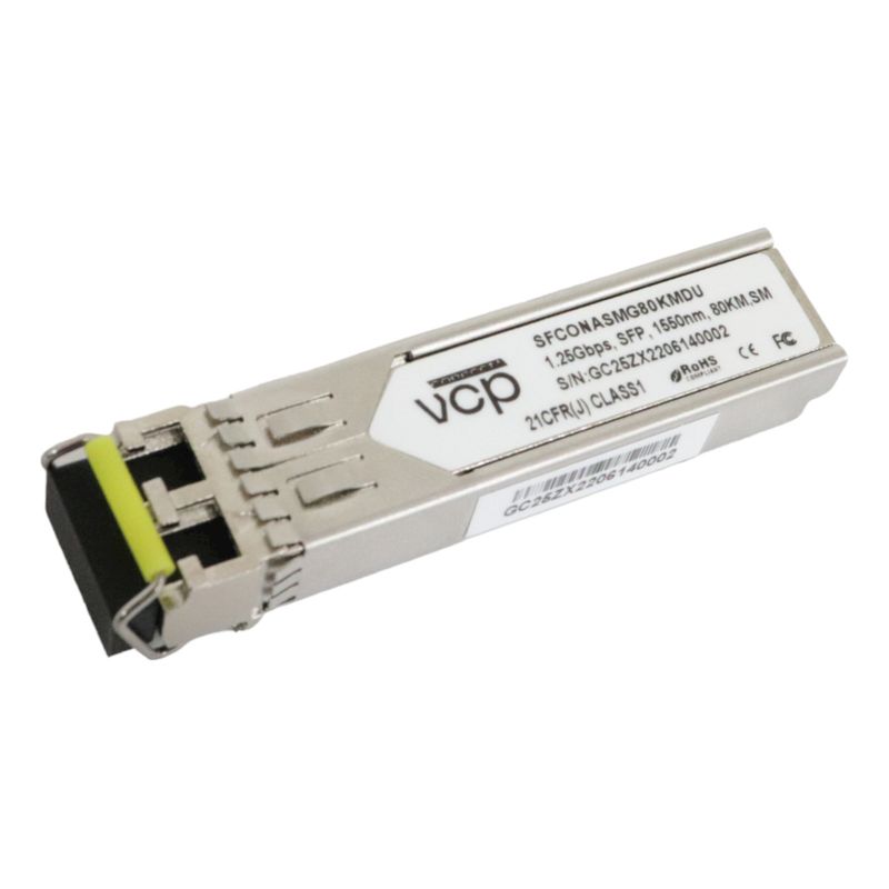 VCP - Módulo Sfp Monomodo 1.25gbps Para Conector Lc Dúplex 80 Km