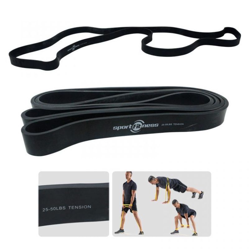SPORT FITNESS - Bandas Elasticas Poder 2000X22X45Mm Negro Sport