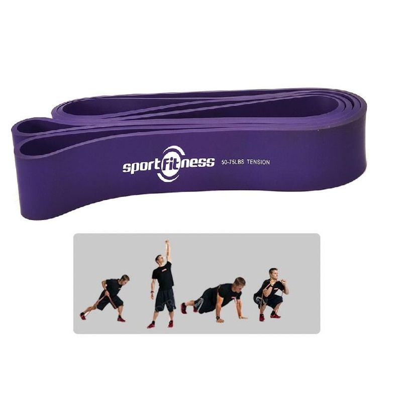 SPORT FITNESS - Bandas Elasticas Poder 2000X32X45Mm Morado Sport