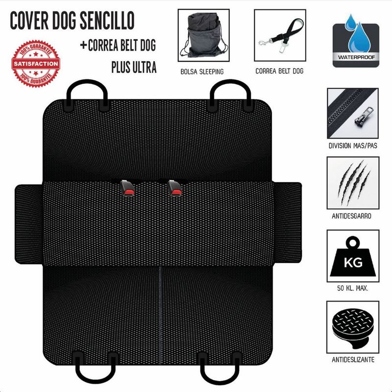 GENERICO - Forro Protector Para Sillas del Carro con Correa
